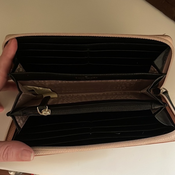 Kate spade glitter pink wallet - Picture 2 of 3